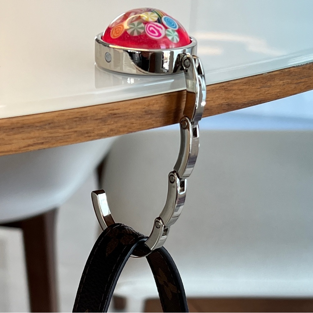 Foldable Bag Hook/Purse Hanger - Handmade - Candy - Fits Most Tables